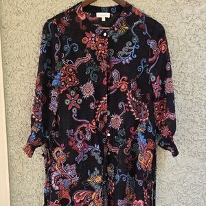 Chenault Long Sheer Swim Coverup